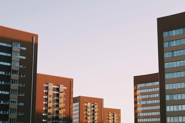 apartments, condos, flats, nature, buildings, sky, city